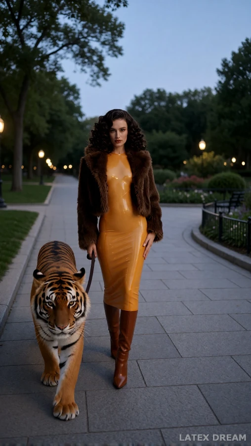 Elegance Meets Dominance in elegance meets dominance latex, AI-generated fashion visual 7