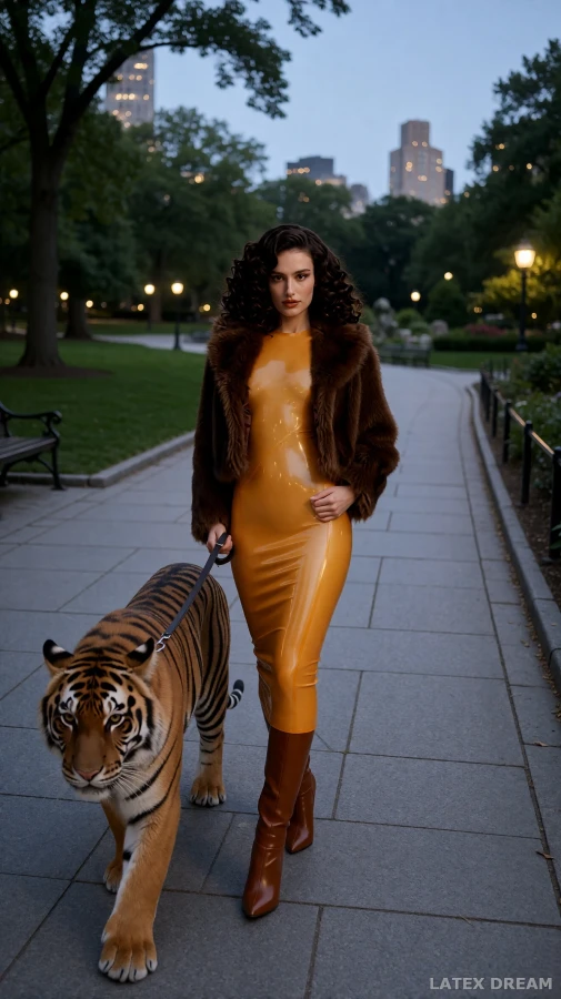 Elegance Meets Dominance in elegance meets dominance latex, AI-generated fashion visual 10