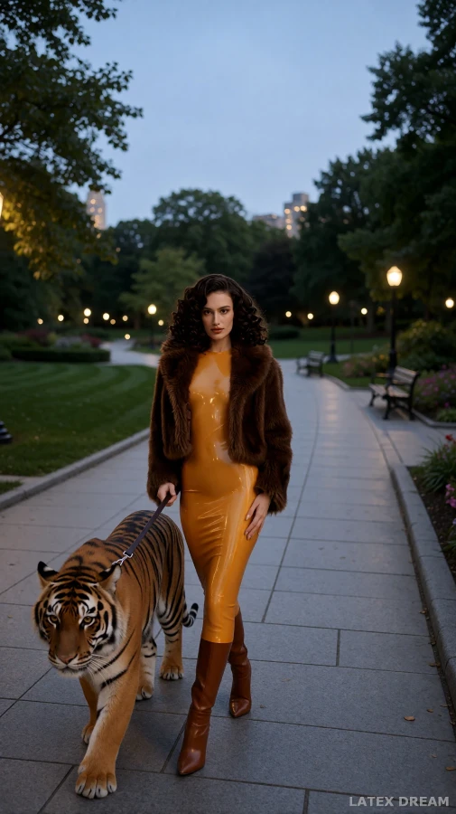 Elegance Meets Dominance in elegance meets dominance latex, AI-generated fashion visual 11